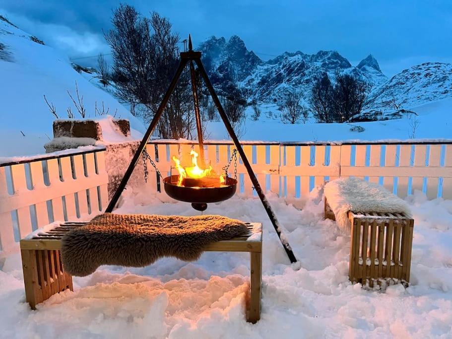 Willa Sundet Lofoten Holiday House Sund  Zewnętrze zdjęcie