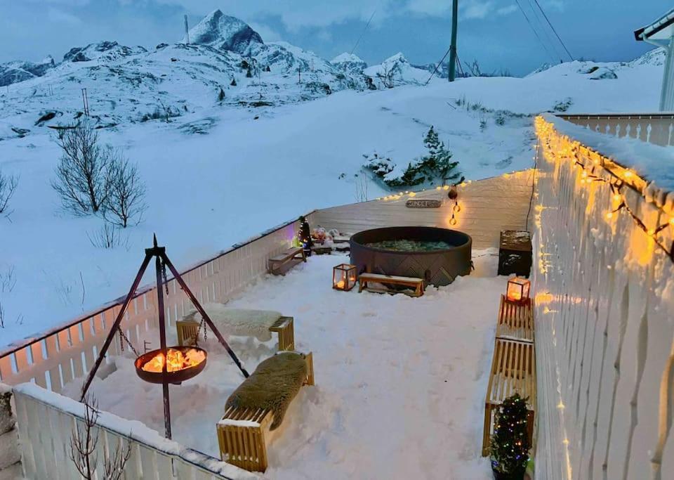 Willa Sundet Lofoten Holiday House Sund  Zewnętrze zdjęcie