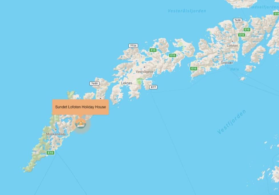 Willa Sundet Lofoten Holiday House Sund  Zewnętrze zdjęcie